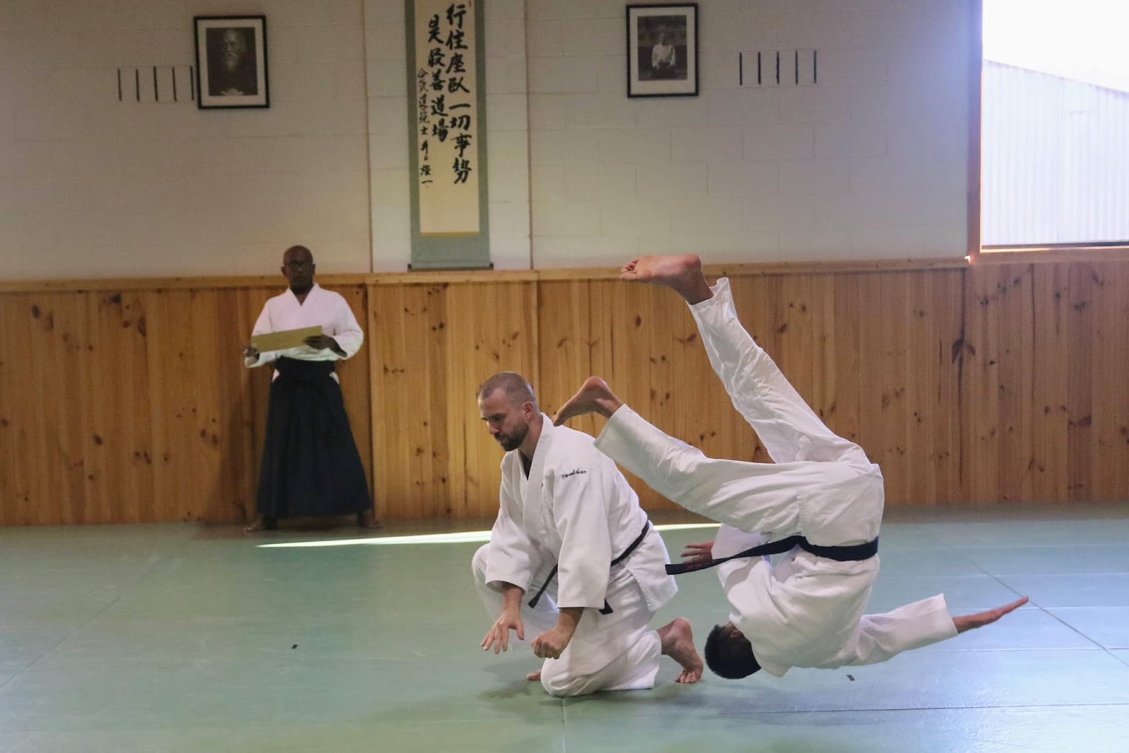 Yoshinkan Aikido movement being performed during a Martial Arts class
