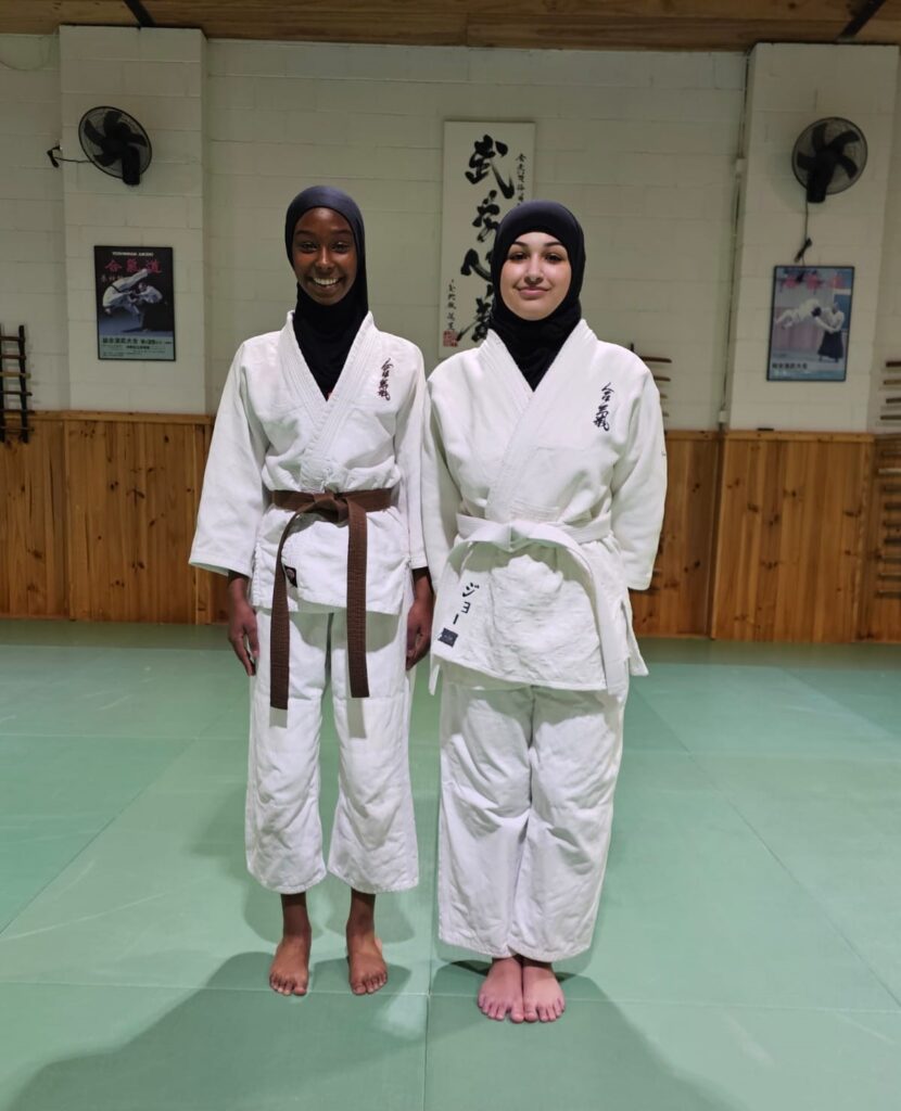 aikido shudokan womens self defense seminar muslim woman in martial arts uniform